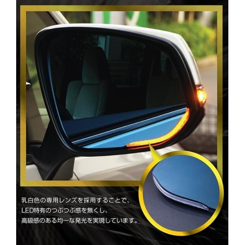 《宏沅國際》SUBARU WRX VB / WRX WAGON VN 無邊框光導防眩 LED 後視鏡片