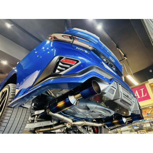 《宏沅國際》 R1 TITAN SUBARU WRX WAGON 鈦合金中尾段排氣管 ( 內建閥門 )
