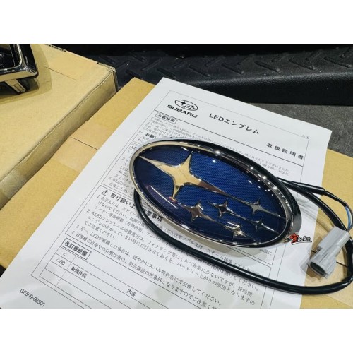 《宏沅國際》 SUBARU WRX WAGON 專用 日規水箱護罩 含日規發光廠徽