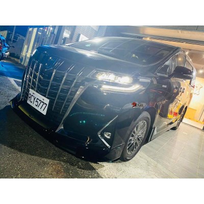 《宏沅國際》 TOYOTA ALPHARD 後期專用 日本原裝TRD 全車空力套件 下巴 側裙