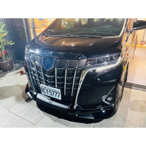 《宏沅國際》 TOYOTA ALPHARD 後期專用 日本原裝TRD 全車空力套件 下巴 側裙