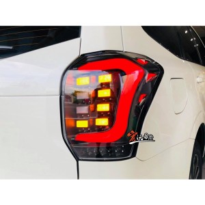 《宏沅國際》SUBARU 速霸陸 森林人FORESTER 四代森專用 光導動態尾燈總成 熊掌燈