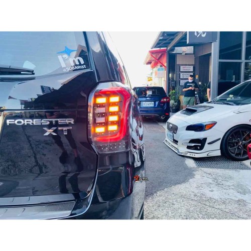 《宏沅國際》SUBARU 速霸陸 森林人FORESTER 四代森專用 光導動態尾燈總成 熊掌燈