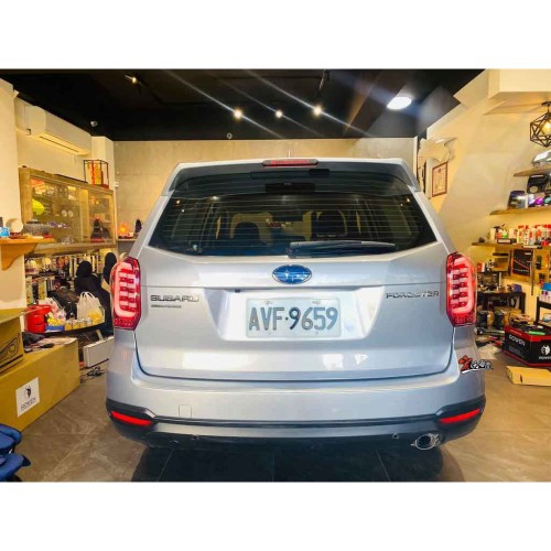 《宏沅國際》SUBARU 速霸陸 森林人FORESTER 四代森專用 光導動態尾燈總成 熊掌燈